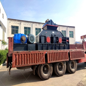 2PG1200x800對輥制砂機(jī)設(shè)備發(fā)往陜西
